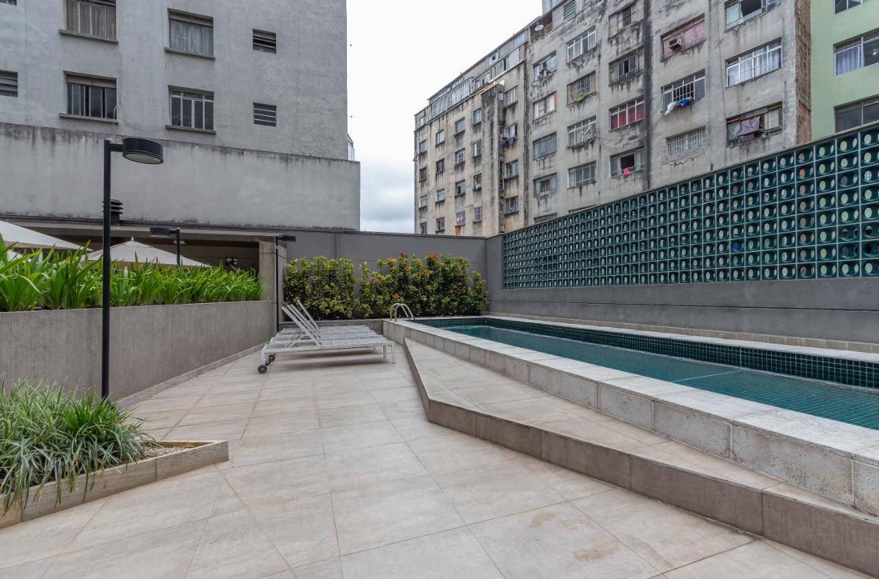 Predio Completo Com Piscina Perto De Estacao De Metro No Centro De Sao Paulo - Setin Downtown Praca Da Se Apartment Luaran gambar