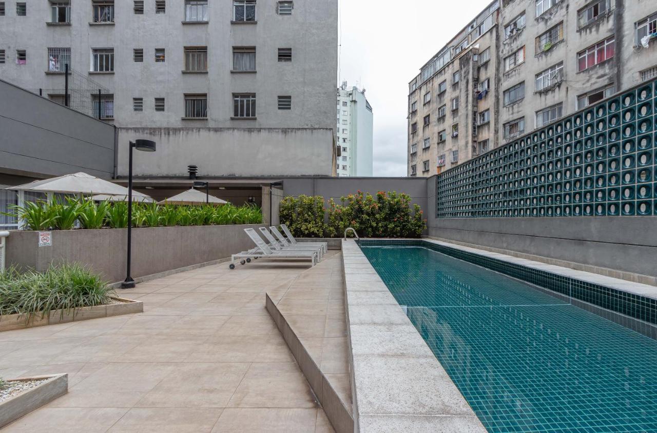 Predio Completo Com Piscina Perto De Estacao De Metro No Centro De Sao Paulo - Setin Downtown Praca Da Se Apartment Luaran gambar